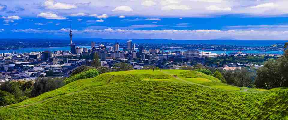 Auckland er bygget på vulkaner, Auckland, New Zealand
