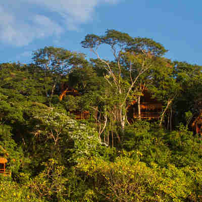 Omgivet af regnskoven,  Morgan's Rock, Nicaragua