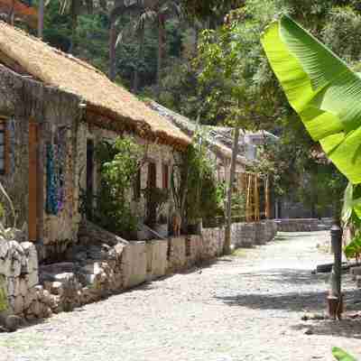 Der er hyggelige små gader på Santiago, Kap Verde