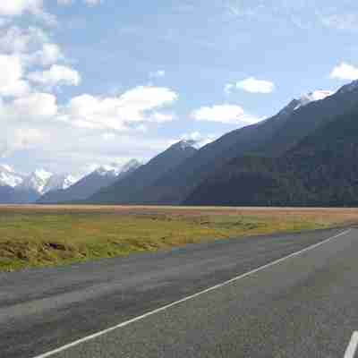 Vejen mod Fiordland National Park, New Zealand