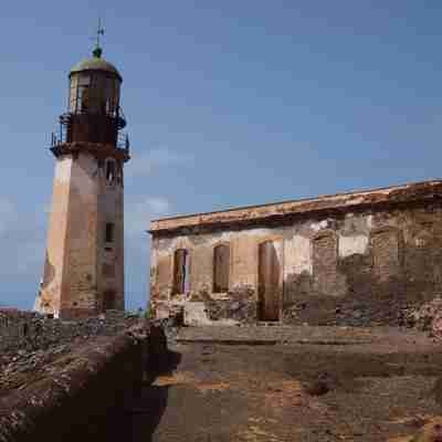 Et gammel fyrtårn på Santo Antão, Kap Verde
