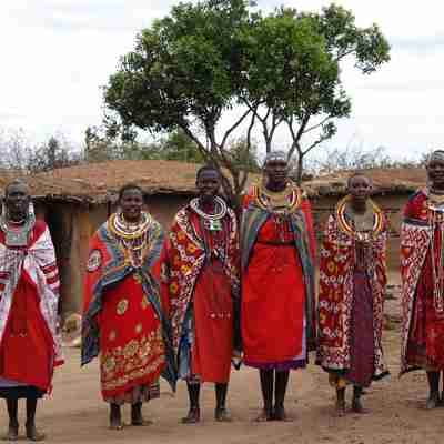 Lokale Masai kvinder, Kenya