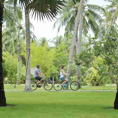 Kom nemt rundt på øen på cykel på Sun Island Resort på Maldiverne