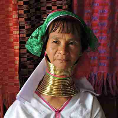 Lokal stammekvinde, Inle Lake, Myanmar