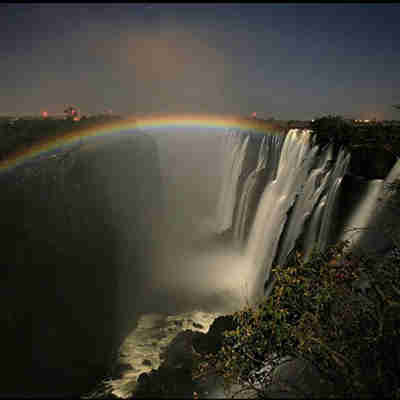 Regnbue ved Victoria Falls