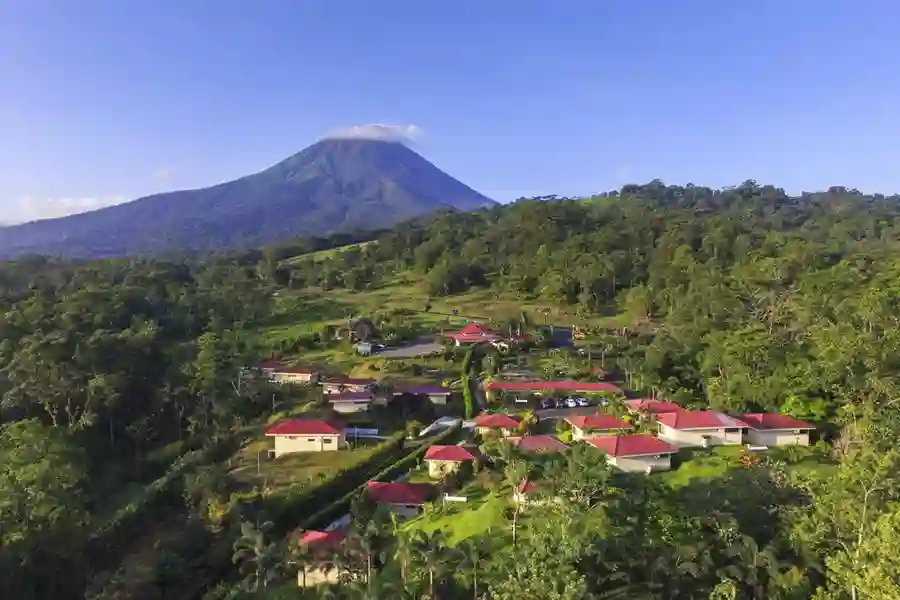 Villaer ved Arenal vulkanen