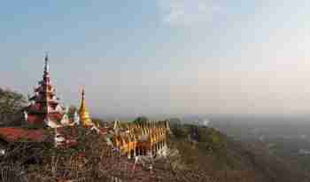 Flot udsigt over Mandalay, Myanmar