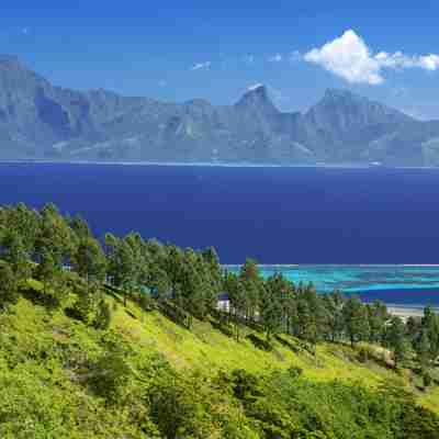 Flot udsigt over Tahiti