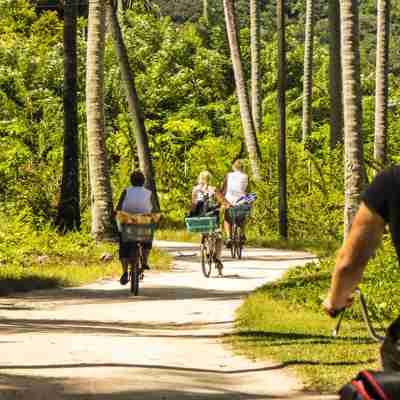 Kan vi friste med en cykeltur på La Digue, Seychellerne