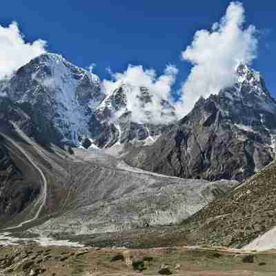 Smuk Bjergudsigt i Nepal
