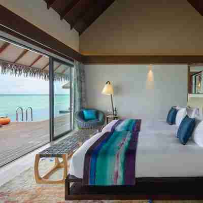 Udsigten fra en Beach Villa på Pullman Maamutaa Maldiverne