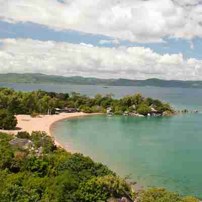 Kaya Mawa, udsigt over søen oppefra
