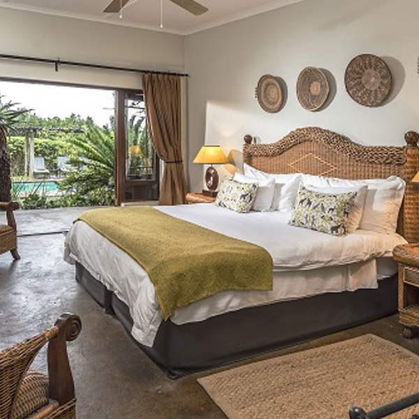 Soveværelse i den private lodge