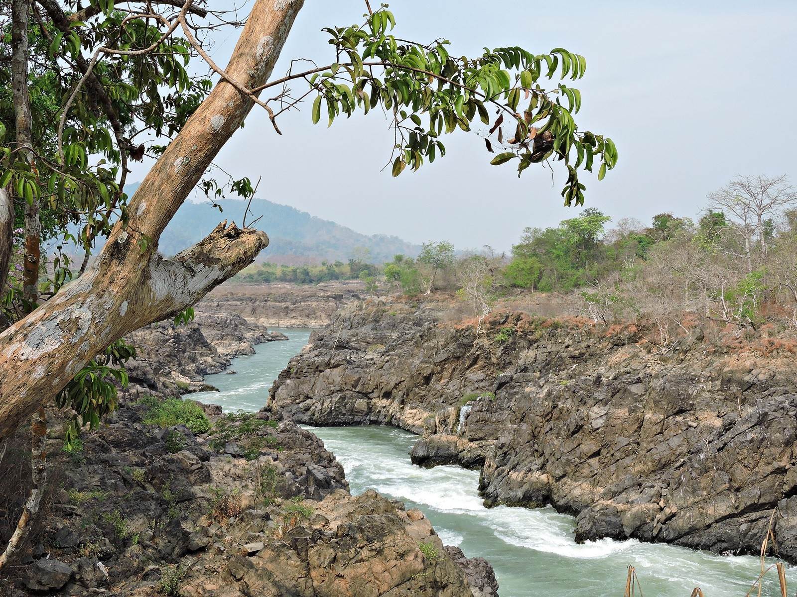 Et kig til floden, Si Phan Don, Laos