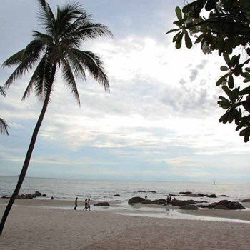 Stranden på Hua Hin, Thailand