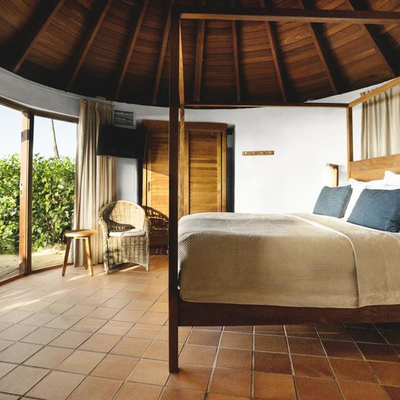 I:\AXUMIMAGES\Caribien\Guadeloupe\Hoteller\Langley Resort Fort Royal\Hyggelig hytte på Langley med udsigt til vandet