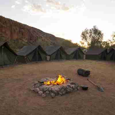 Camping in outbacken, Australien