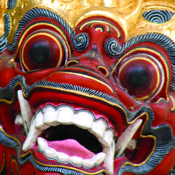 Komodovaran i sandet, Komodo, Indonesien