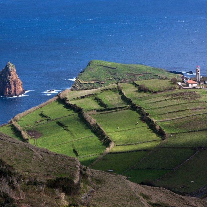Graciosa, marker ned til vandet