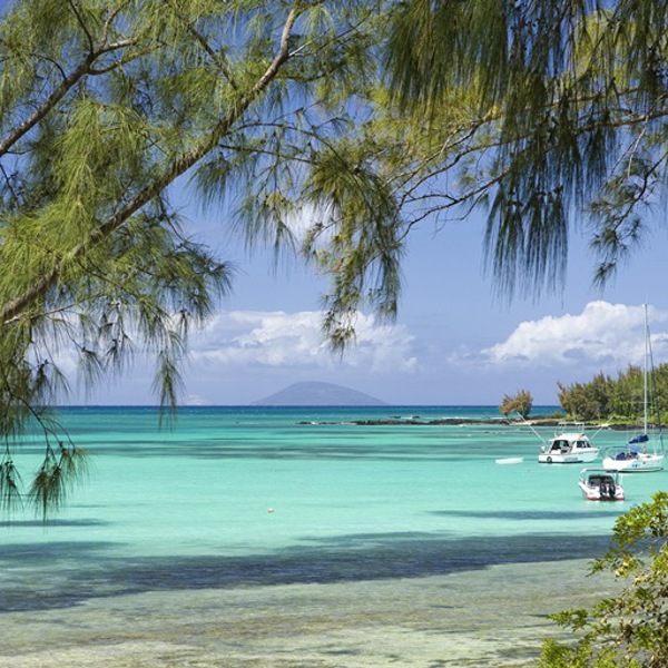 Udsigt over vandet, Mauritius