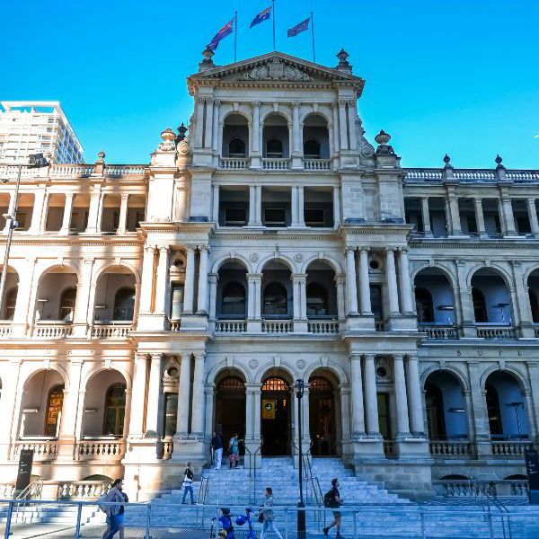 Rejser til Brisbane i Australien