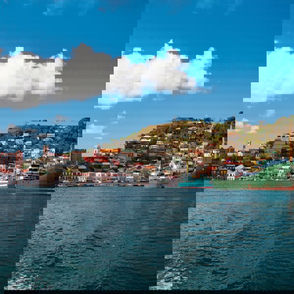 Elaine Brewer fra havet på Grenada