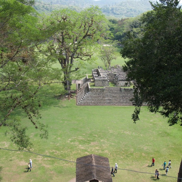 Mayaernes arv i Copán i Honduras