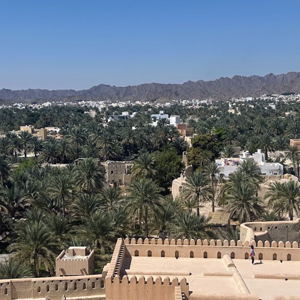 Nizwa og Jabreen Castle i Oman