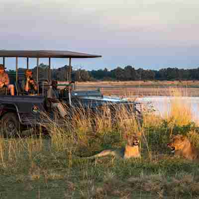 Game Drive i South Luangwa National Park