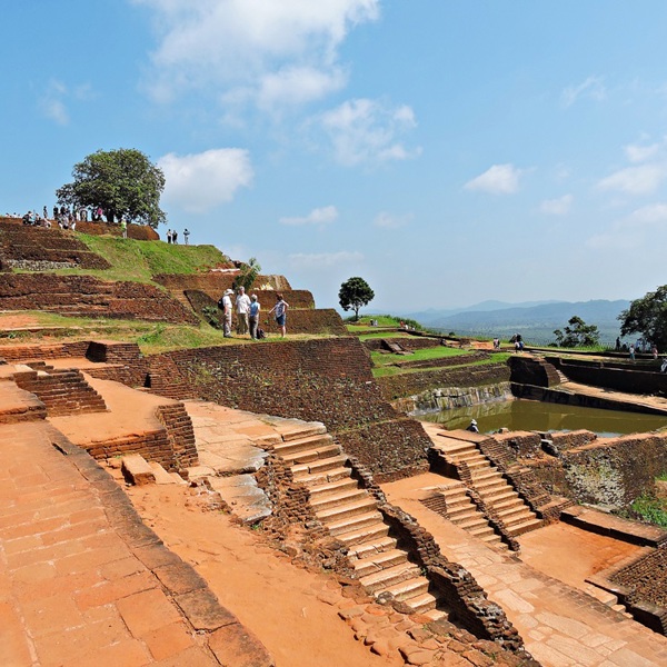 PÃ¥ toppen af Sigiriya, Sri Lanka